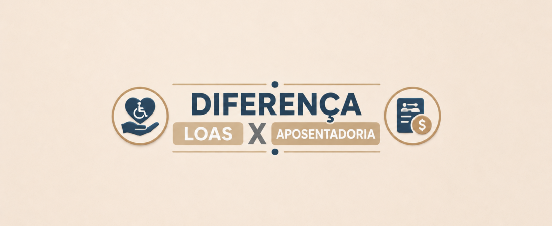 Diferença entre LOAS e aposentadoria