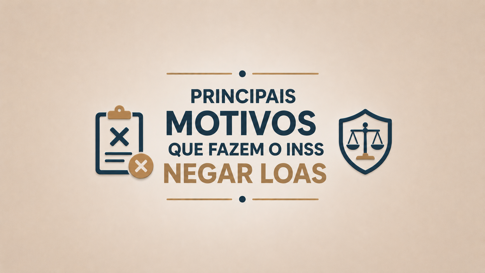 Principais motivos que fazem o INSS negar