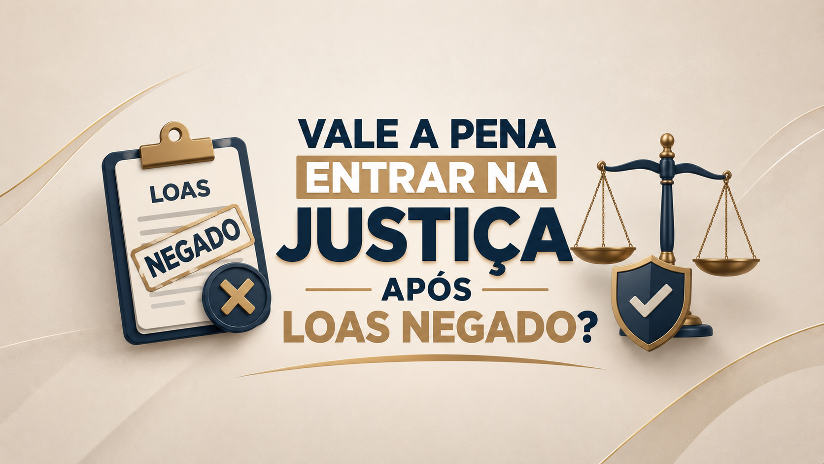Vale a pena entrar na Justiça após LOAS negado?